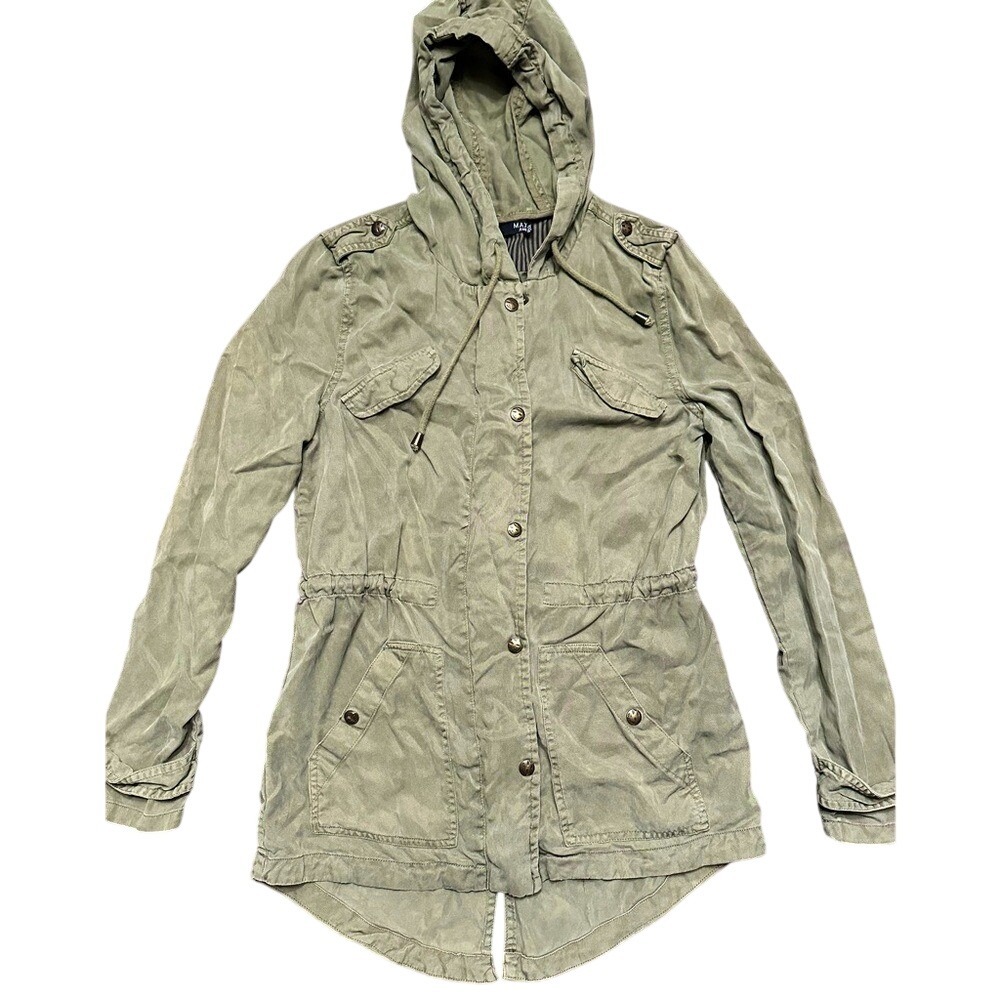 Max Jeans Army Green Jacket Size X-Small